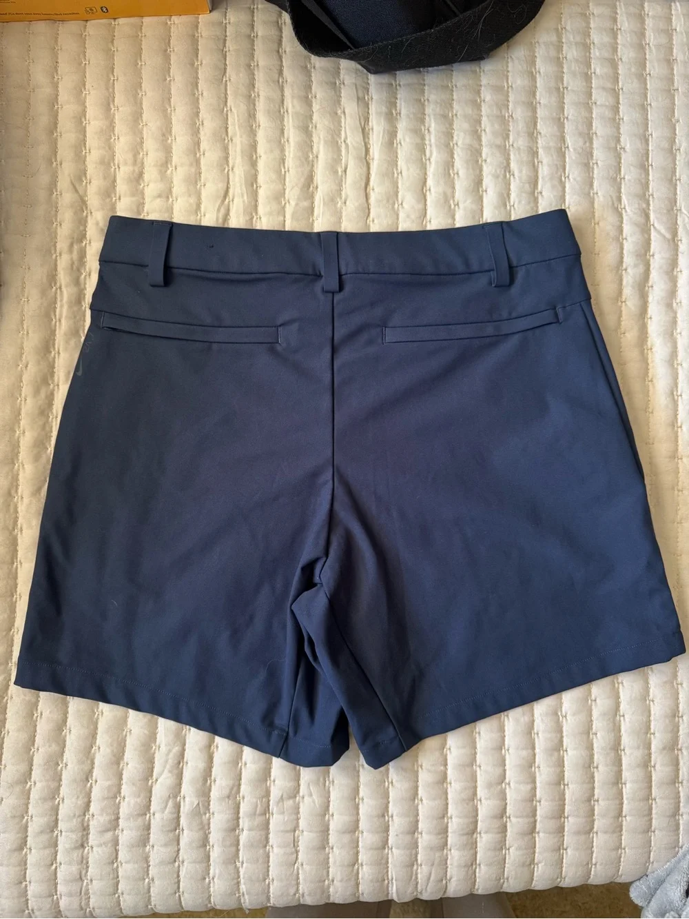 $100 MSRP Nike 24.7 Mens Perfectstretch Dri-FIT 6” Shorts Navy Blue